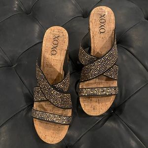 Xoxo  metal bling sandal